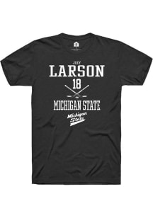 Joey Larson Black Michigan State Spartans NIL Sport Icon Short Sleeve T Shirt