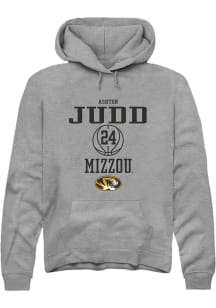 Ashton Judd  Rally Missouri Tigers Mens Graphite NIL Sport Icon Long Sleeve Hoodie