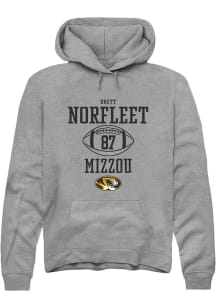 Brett Norfleet  Rally Missouri Tigers Mens Graphite NIL Sport Icon Long Sleeve Hoodie