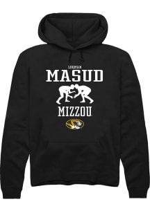 Luqman Masud  Rally Missouri Tigers Mens Black NIL Sport Icon Long Sleeve Hoodie