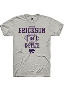 Trevor Erickson Ash K-State Wildcats NIL Sport Icon Short Sleeve T Shirt