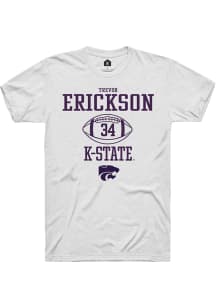 Trevor Erickson White K-State Wildcats NIL Sport Icon Short Sleeve T Shirt