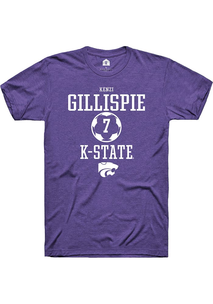 Rally K-State Wildcats Purple NIL Sport Icon Short Sleeve T Shirt
