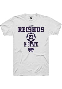 Laney Reishus White K-State Wildcats NIL Sport Icon Short Sleeve T Shirt