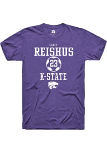 Laney Reishus Purple K-State Wildcats NIL Sport Icon Short Sleeve T Shirt