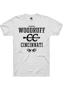 Rachael Woodruff  Cincinnati Bearcats White Rally NIL Sport Icon Short Sleeve T Shirt