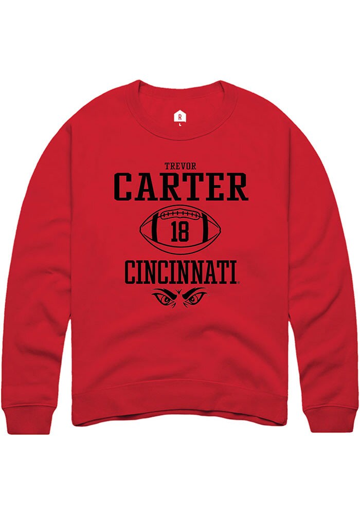 Trevor Carter Rally Mens Cincinnati Bearcats NIL Sport Icon Crew Sweatshirt