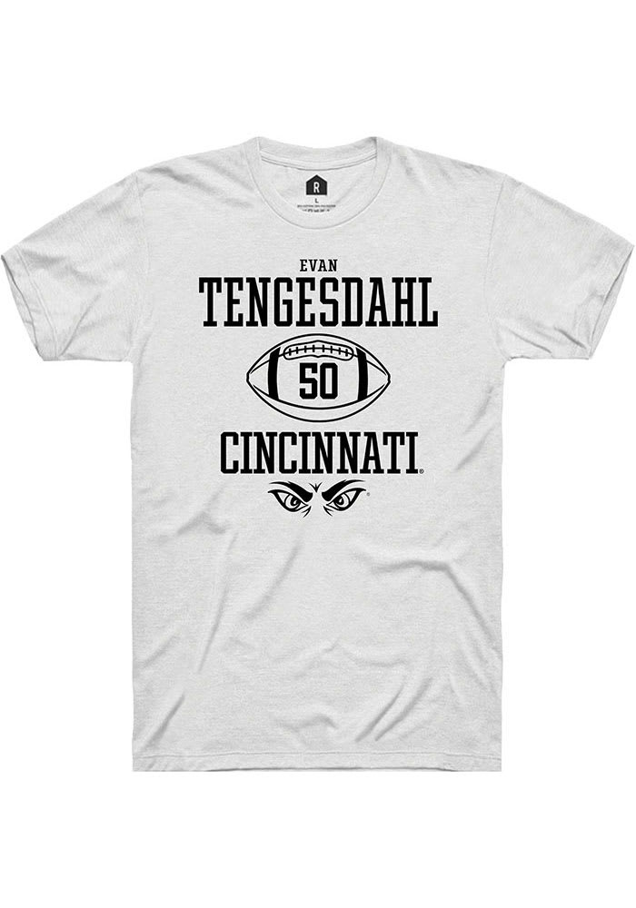 Rally Cincinnati Bearcats White NIL Sport Icon Short Sleeve T Shirt