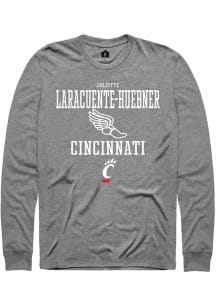 Juliette Laracuente-Huebner Rally Mens Graphite Cincinnati Bearcats NIL Sport Icon Tee