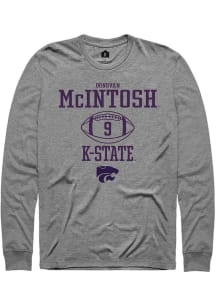 Donovan McIntosh Rally Mens Graphite K-State Wildcats NIL Sport Icon Tee