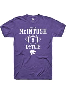 Donovan McIntosh Purple K-State Wildcats NIL Sport Icon Short Sleeve T Shirt