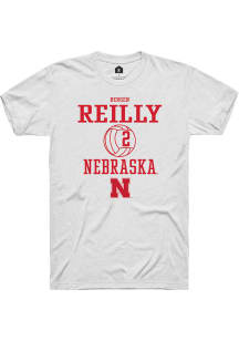 Bergen Reilly  Nebraska Cornhuskers White Rally NIL Sport Icon Short Sleeve T Shirt