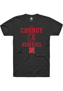 Laney Choboy Black Nebraska Cornhuskers NIL Sport Icon Short Sleeve T Shirt