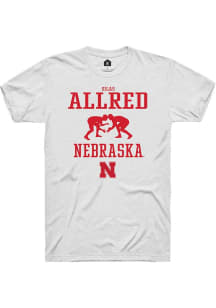 Silas Allred White Nebraska Cornhuskers NIL Sport Icon Short Sleeve T Shirt