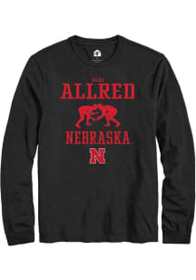 Silas Allred Rally Mens Black Nebraska Cornhuskers NIL Sport Icon Tee