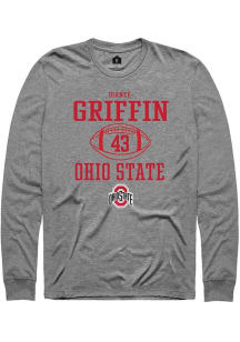Dianté Griffin Rally Mens Graphite Ohio State Buckeyes NIL Sport Icon Tee