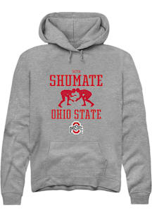 Seth Shumate  Rally Ohio State Buckeyes Mens Graphite NIL Sport Icon Long Sleeve Hoodie