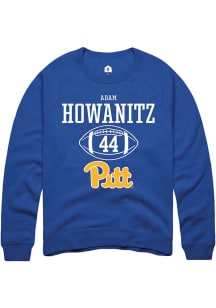 Adam Howanitz Rally Mens Blue Pitt Panthers NIL Sport Icon Crew Sweatshirt