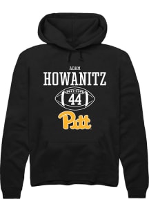 Adam Howanitz Rally Mens Black Pitt Panthers NIL Sport Icon Hooded Sweatshirt
