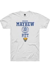 Benjamin Mayhew White Pitt Panthers NIL Sport Icon Short Sleeve T Shirt