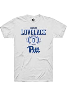 Braylan Lovelace White Pitt Panthers NIL Sport Icon Short Sleeve T Shirt