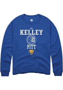 Bre Kelley Rally Mens Blue Pitt Panthers NIL Sport Icon Crew Sweatshirt