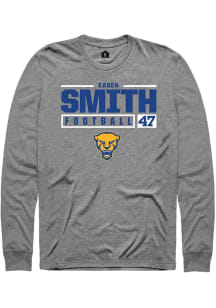 Caden Smith Rally Mens Graphite Pitt Panthers NIL Stacked Box Tee