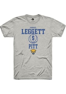 Ishmael Leggett Ash Pitt Panthers NIL Sport Icon Short Sleeve T Shirt