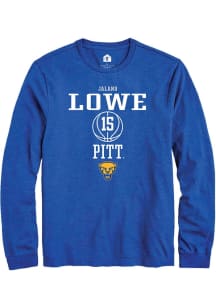 Jaland Lowe Rally Mens Blue Pitt Panthers NIL Sport Icon Tee