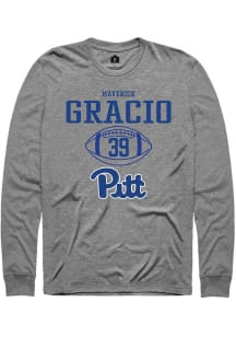 Maverick Gracio Rally Mens Graphite Pitt Panthers NIL Sport Icon Tee