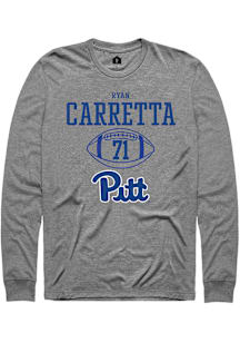 Ryan Carretta Rally Mens Graphite Pitt Panthers NIL Sport Icon Tee