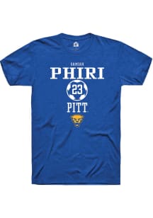 Samiah phiri Blue Pitt Panthers NIL Sport Icon Short Sleeve T Shirt