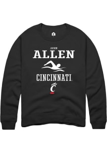 Jason Allen  Rally Cincinnati Bearcats Mens Black NIL Sport Icon Long Sleeve Crew Sweatshirt