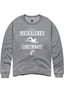 Maksim Maskalenka  Rally Cincinnati Bearcats Mens Graphite NIL Sport Icon Long Sleeve Crew Sweat..