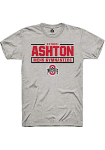 Arthur Ashton Ash Ohio State Buckeyes NIL Stacked Box Short Sleeve T Shirt