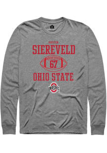 Austin Siereveld Rally Mens Graphite Ohio State Buckeyes NIL Sport Icon Tee