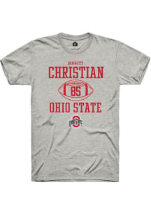 Bennett Christian Ash Ohio State Buckeyes NIL Sport Icon Short Sleeve T Shirt