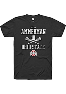 Brynn Ammerman  Ohio State Buckeyes Black Rally NIL Sport Icon Short Sleeve T Shirt