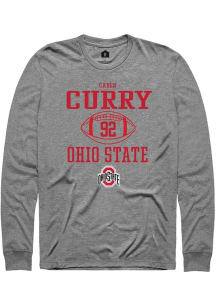 Caden Curry Rally Mens Graphite Ohio State Buckeyes NIL Sport Icon Tee