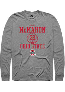 Cotie McMahon Rally Mens Graphite Ohio State Buckeyes NIL Sport Icon Tee