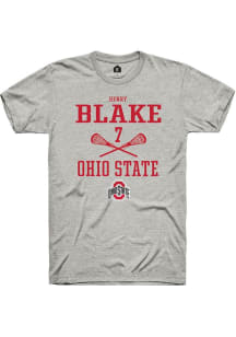Henry Blake Ash Ohio State Buckeyes NIL Sport Icon Short Sleeve T Shirt