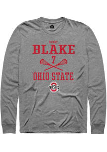 Henry Blake Rally Mens Graphite Ohio State Buckeyes NIL Sport Icon Tee