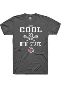 Jonny Cool Dark Grey Ohio State Buckeyes NIL Sport Icon Short Sleeve T Shirt