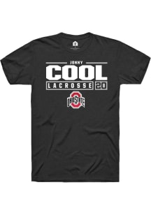 Jonny Cool Black Ohio State Buckeyes NIL Stacked Box Short Sleeve T Shirt