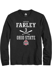 Kaitlyn Farley Rally Mens Black Ohio State Buckeyes NIL Sport Icon Tee