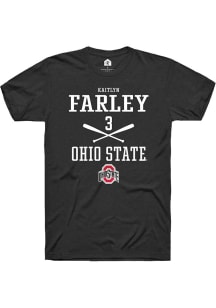Kaitlyn Farley Black Ohio State Buckeyes NIL Sport Icon Short Sleeve T Shirt