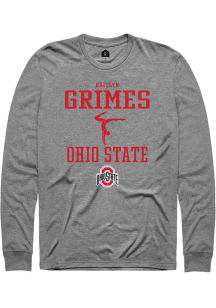 Kaitlyn Grimes Rally Mens Graphite Ohio State Buckeyes NIL Sport Icon Tee