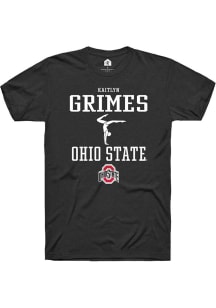 Kaitlyn Grimes Black Ohio State Buckeyes NIL Sport Icon Short Sleeve T Shirt
