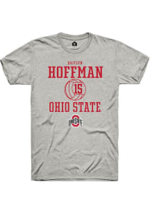 Kaitlyn Hoffman Ash Ohio State Buckeyes NIL Sport Icon Short Sleeve T Shirt