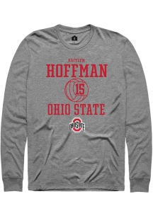 Kaitlyn Hoffman Rally Mens Graphite Ohio State Buckeyes NIL Sport Icon Tee